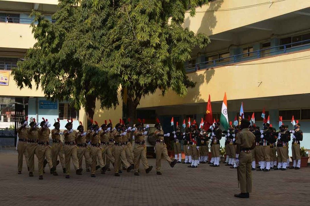 NCC Cadets Parade & Patriotic Leadership Development