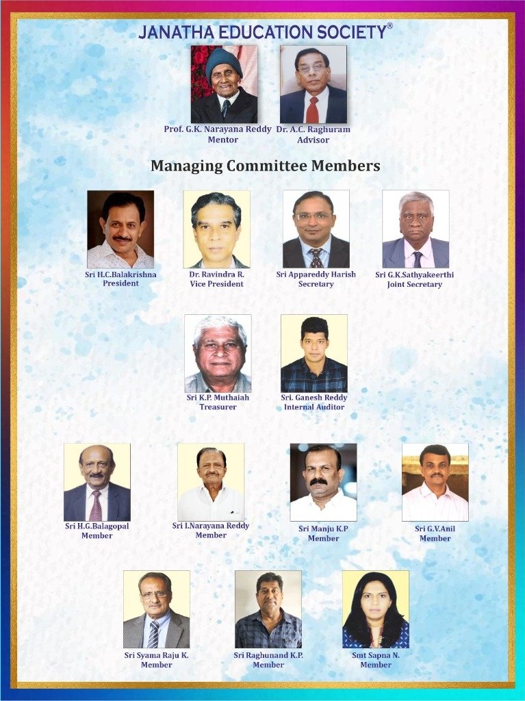 Janatha Education Society Governing Body & Committee Board
