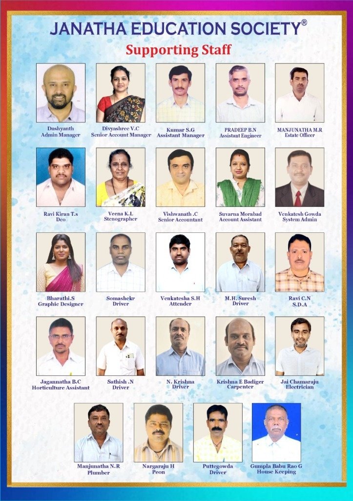 Dedicated Supporting Staff & Operational Pillars